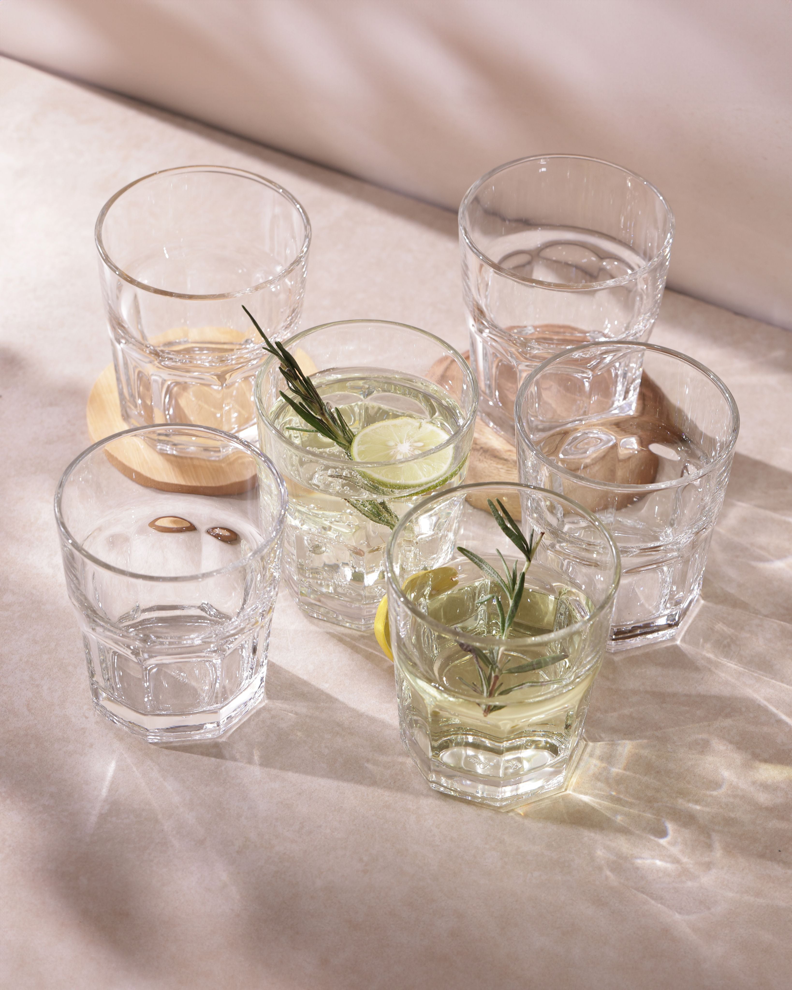 Centra Rock Glasses, 300ml, Set of 6