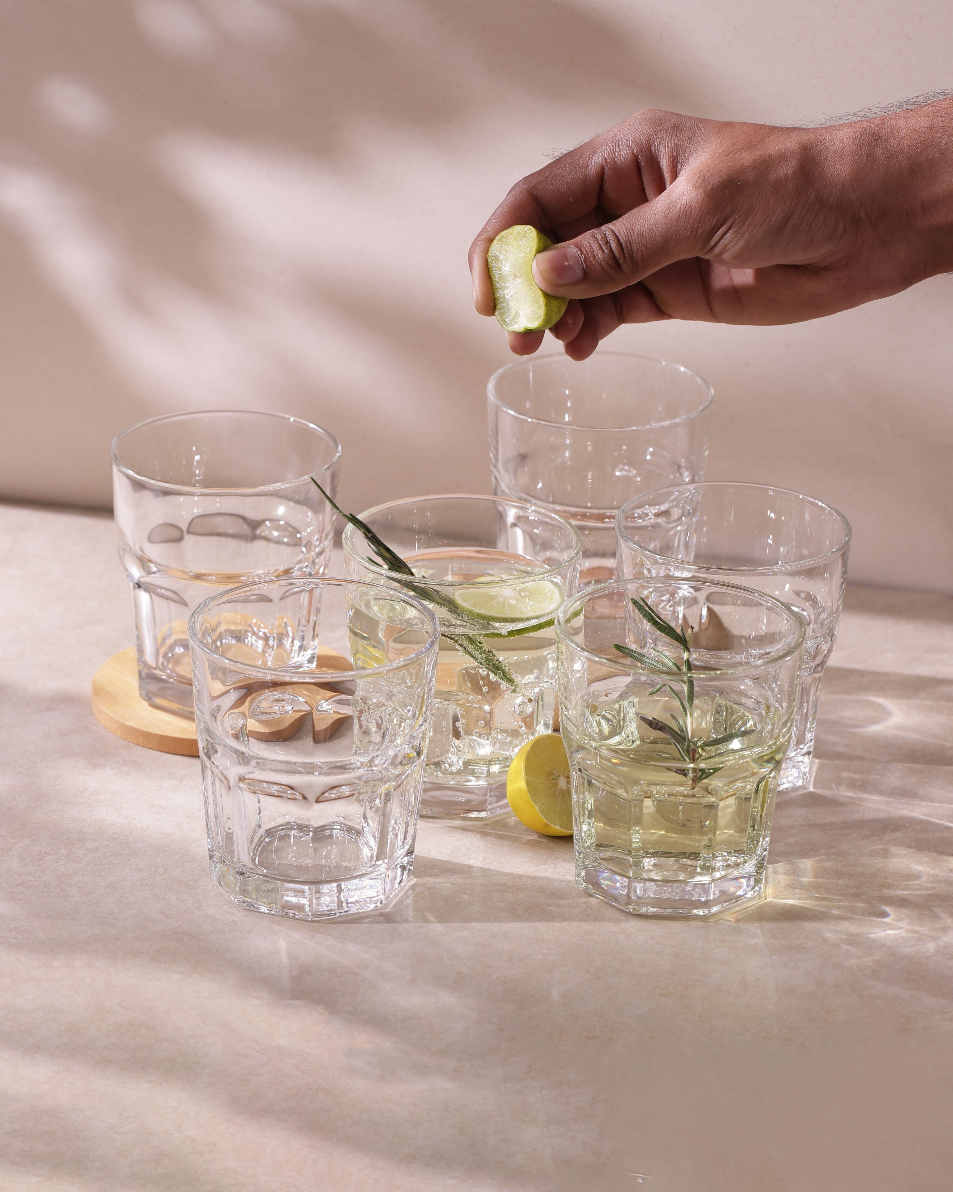 Centra Rock Glasses, 300ml, Set of 6