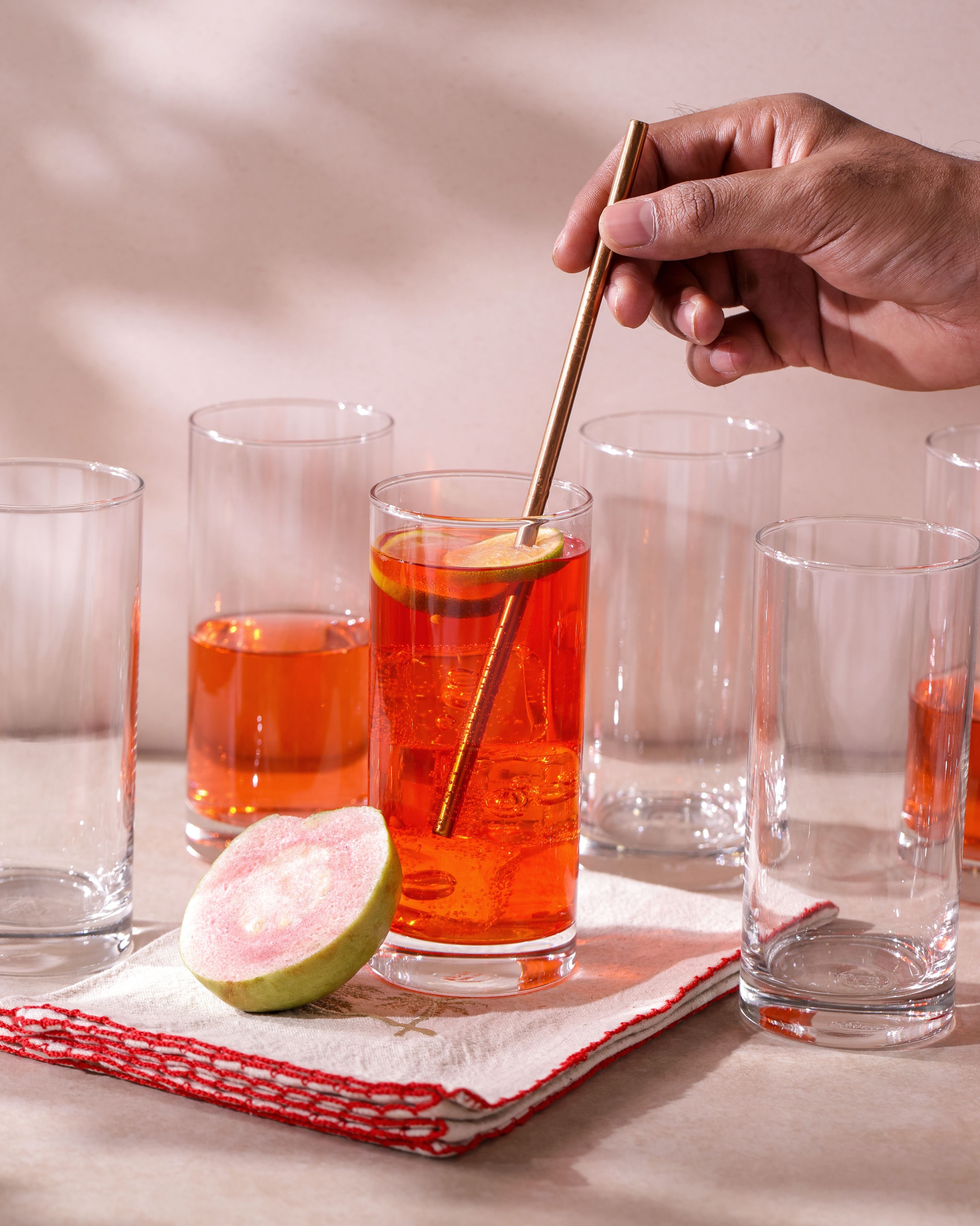 San Marino Hi Ball Glasses, 290ml, Set of 6