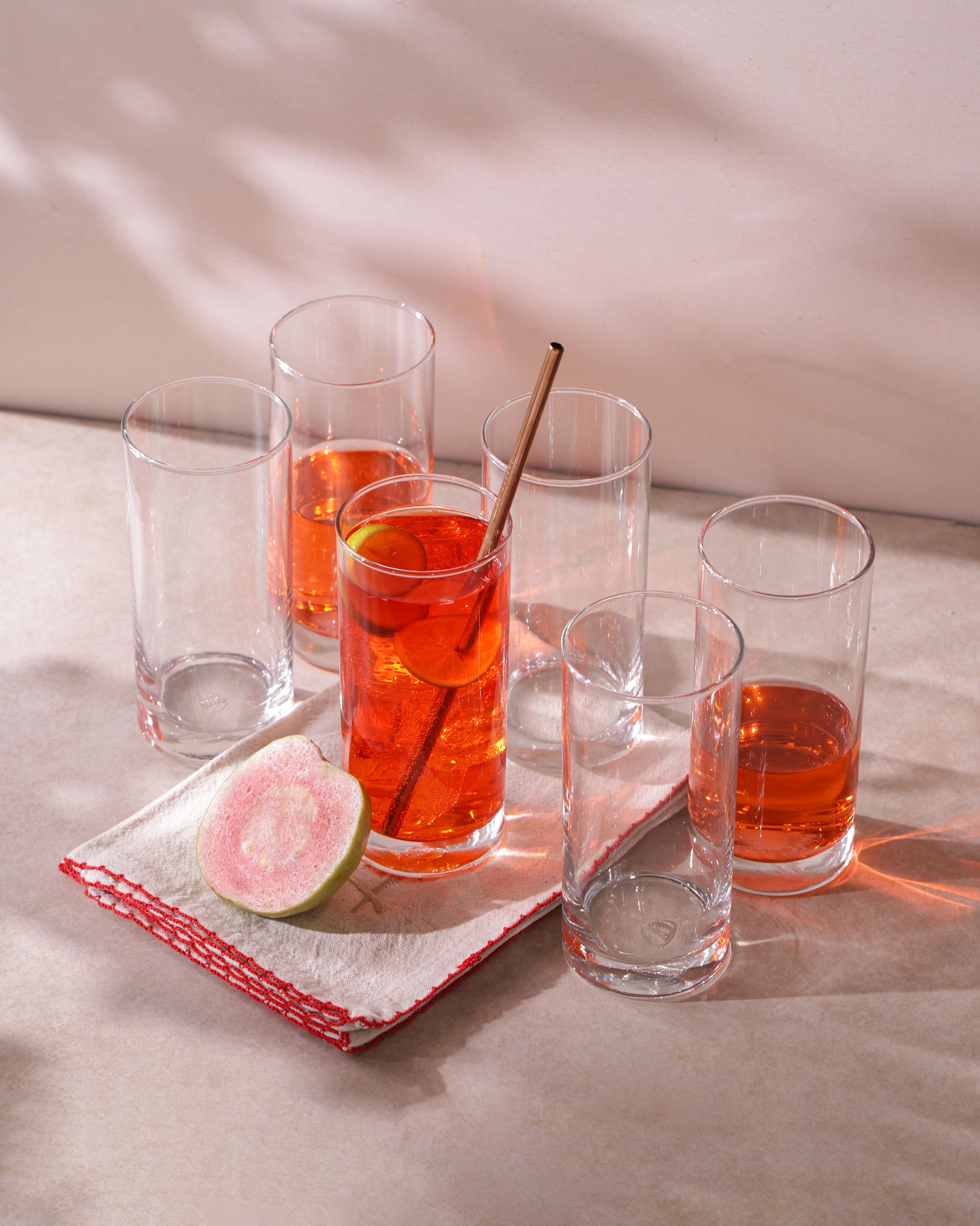 San Marino Hi Ball Glasses, 290ml, Set of 6