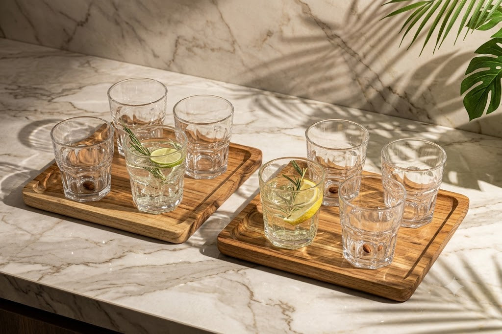 Centra Rock Glasses, 300ml, Set of 6