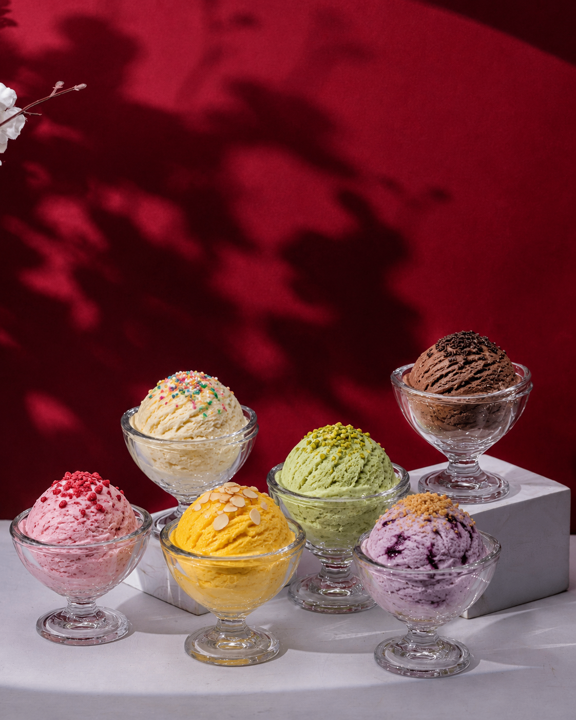 Delight Ice Cream Cups, 165ml, Set of 6