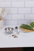 Argent Tri-Ply Stainless Steel 12cm Tadka Pan - 0.5L - 1
