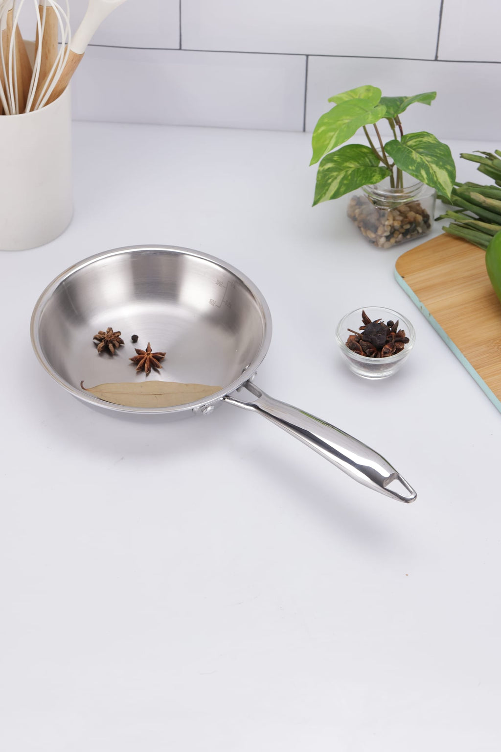 Argent Junior Chef Tri-Ply Stainless Steel 16cm Frypan - 0.7L - 2