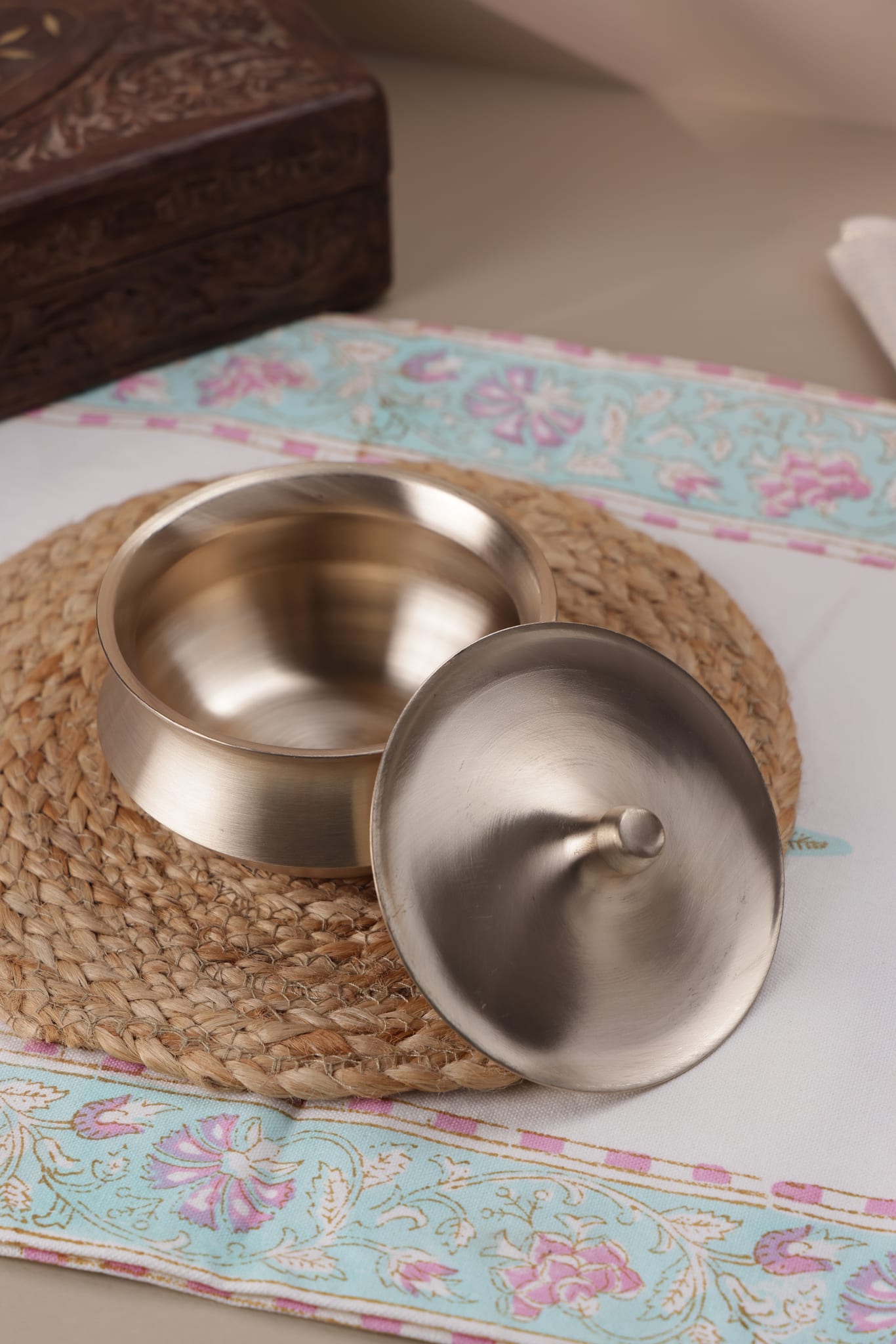 Bronze Handi with Lid, 240ml - 2