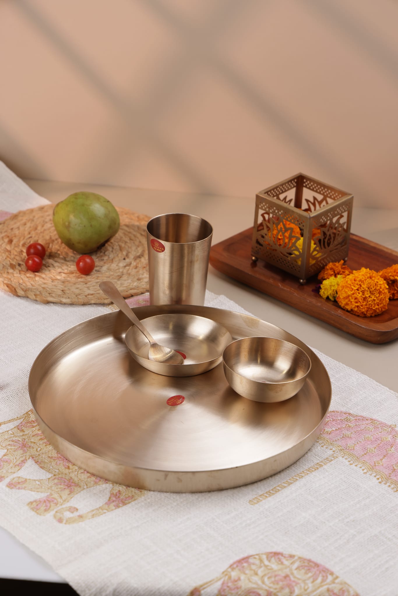 Bronze Delight Thali Set - 1